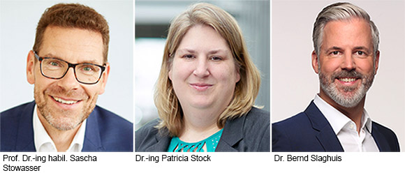 Prof. Dr.-ing habil. Sascha Stowasser, Dr.-ing Patricia Stock, Dr. Bernd Slaghuis