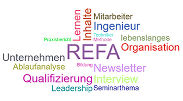 Der REFA Newsletter 01/2022 - da ist bestimmt auch für Sie ein interessantes Thema bei. 