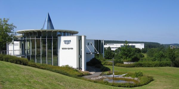 Foto: Asio otus - Selbst fotografiert  Grohe (Technology Center) in Hemer-Edelburg.