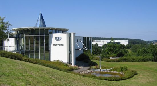 Foto: Asio otus - Selbst fotografiert  Grohe (Technology Center) in Hemer-Edelburg.
